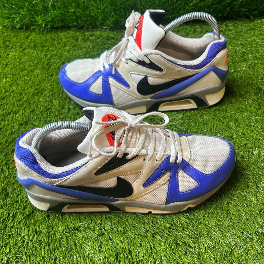 Nike Air Structure Triax 91 Mens 8.5 White Blue Infrared DC2548-100
